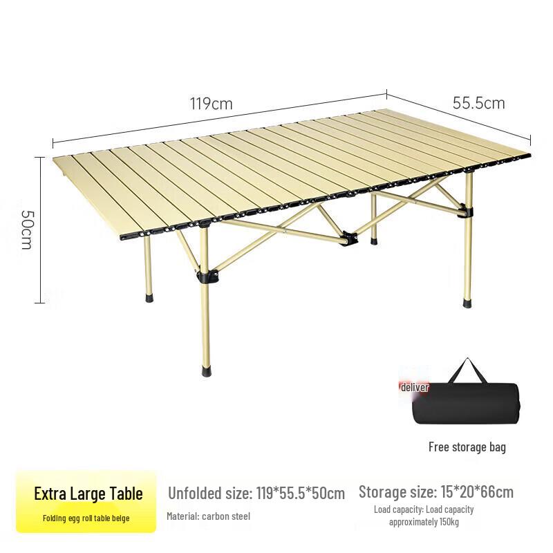Series Clear Outdoor Folding Camping Table