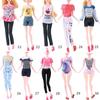 Fashion Kids Gift Toy DIY Doll Accessories Girl Clothes Casual Wear Dolls Dress
