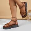 2024 новые летние сандалии, дорожная женская обувь, новые сандалии на прочной подошве, женские уличные пляжные тапочки, сандалии на платформе