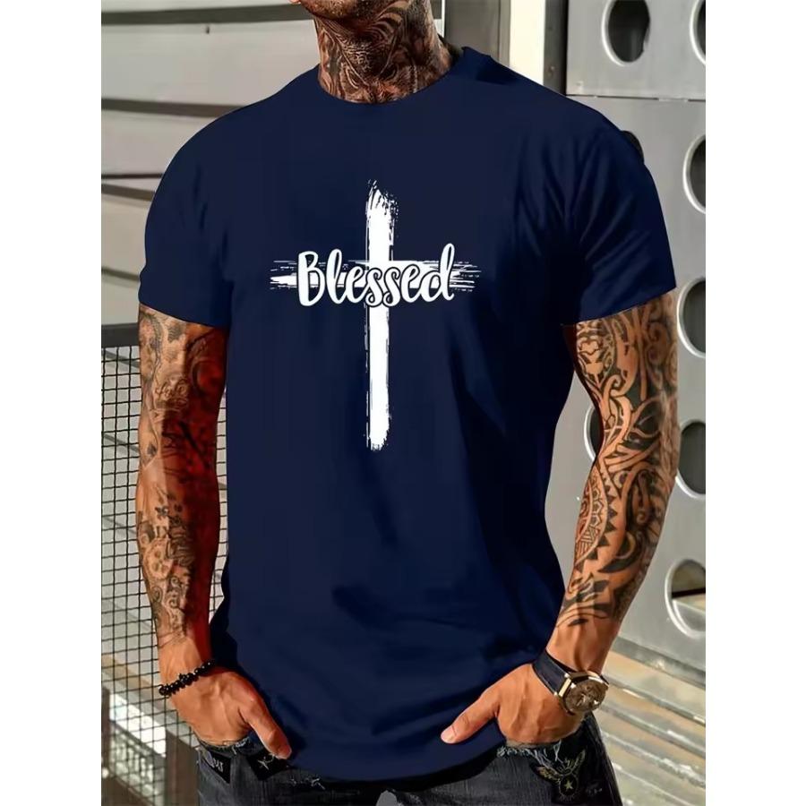 New Summer Daily Casual Men's T-shirt Outdoor Sports Short Sleeve Top 3D Mountain Print Men's T-shirt Street Fashion Men's Top