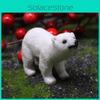 Arctic Bear Resin Figurine For Micro Garden And Gift Giving Occasions