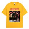 Korean Kpop Hip Hop Group Lngshot LOUIS Graphic T Shirt Unisex Women Clothing Fashion Oversized Short Sleeve Cotton Casual Tshirts