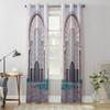 Morocco Style Modern Window Curtains Drape For Kitchen Living Room Bedroom Decoration Curtains