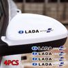 ABGH1 4 шт. Декоративные наклейки на кузов с логотипом автомобиля Для Lada Vesta Kalina Samara Niva 2107 Xray Priora Granta Largus 2106 Аксессуары с эмблемой