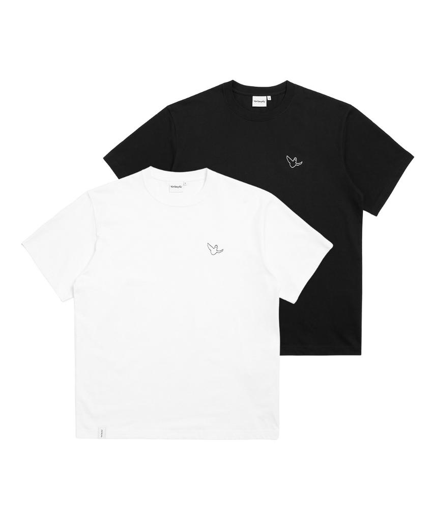 MARK GONZALES Angel Cool Cotton 2-Pack Short Sleeve T-Shirt - Mix