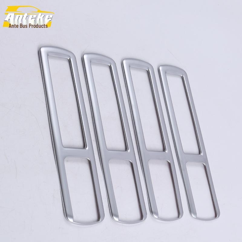 15 Highlander Rear Reading Light Bright Ring & Electroplated Third Row Lighting Decorative Sticker