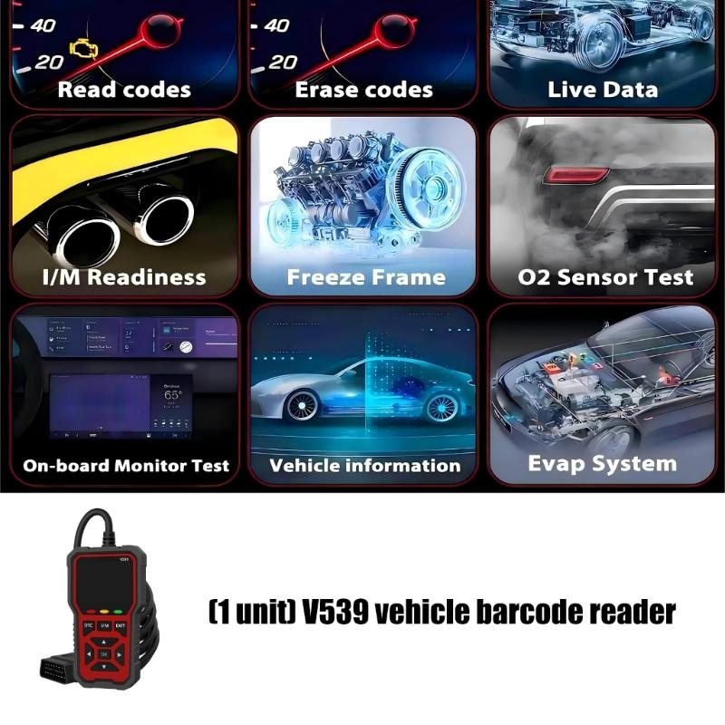 Профессиональный OBD2 инструмент с 35901 записью ошибок и данными работы двигателя в реальном времени для автомобилей и грузовиков с 1996 года