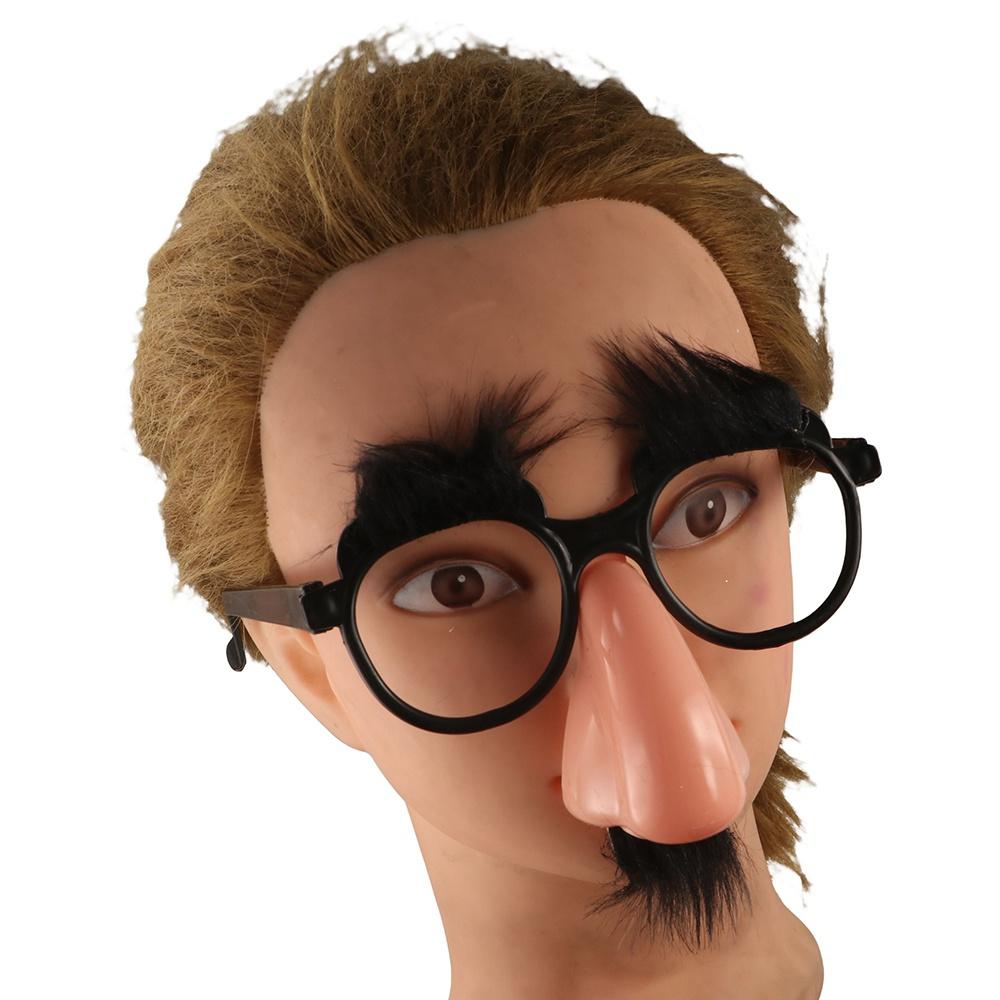 Украшение для вечеринки Усы Костюм Реквизит Маскировка Очки Фестивальные принадлежности Вечеринка Маскарадная маска