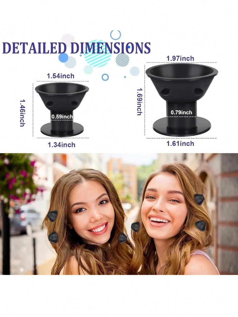 10/20Pcs Silicone Heatless Hair Rollers Reusable Curlers for Women DIY No-Heat Curling Set Salon Home Hair Styling Tools