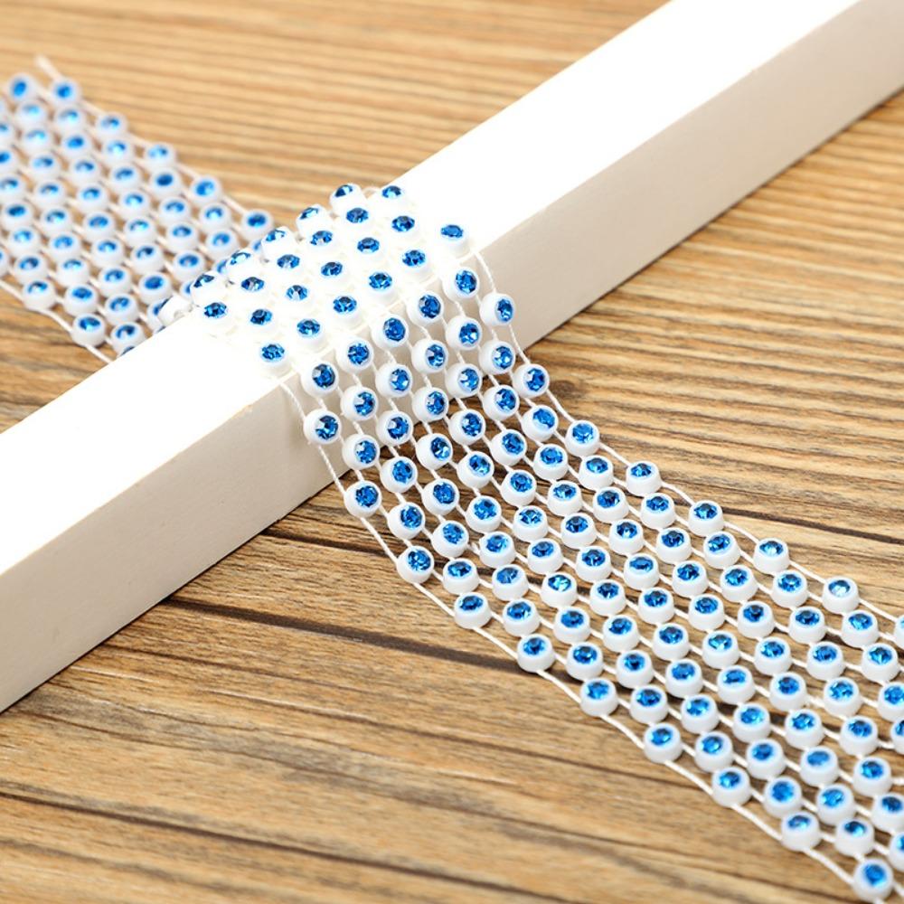 Exquisite 1.3M Long Bling Scarf Neckerchief Sparkling Luxury Shiny Rhinestones Tie Crystal Necktie Collar Jewelry Collar
