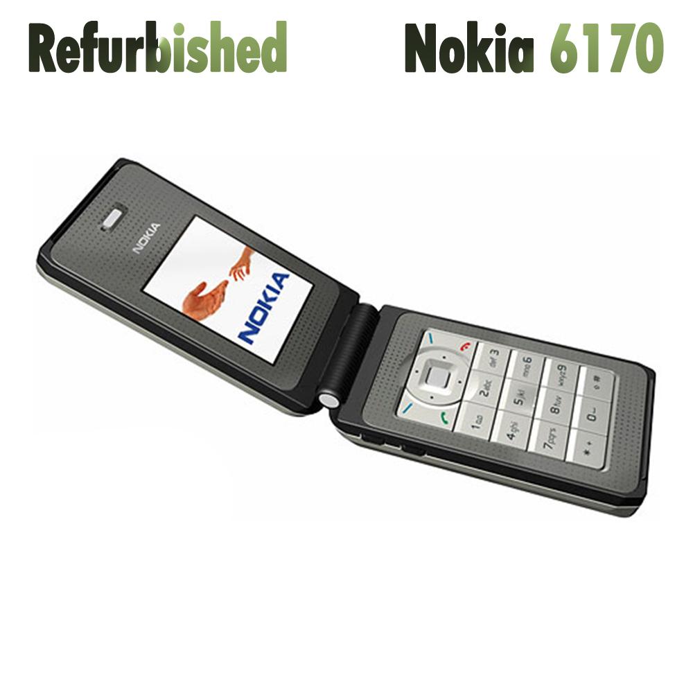 90% New Refurbished Nokia Unlocked Original Nokia 6170 Flip GSM 2G Mobile Phone