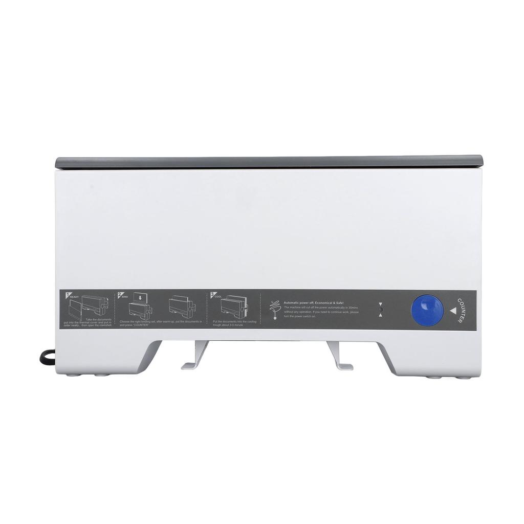 Термопереплетная машина с быстрым нагревом, многофункциональная переплетная машина для школ и офисов, белая