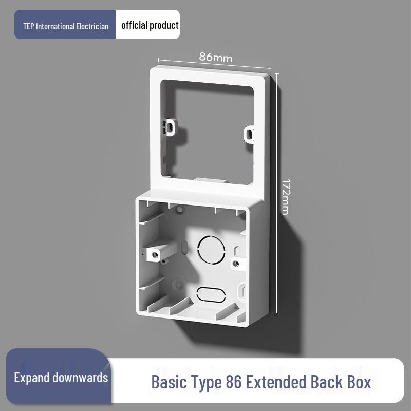 86 Type Multi-functional Five-Hole Wall Socket Converter with Switch and Power Strip
