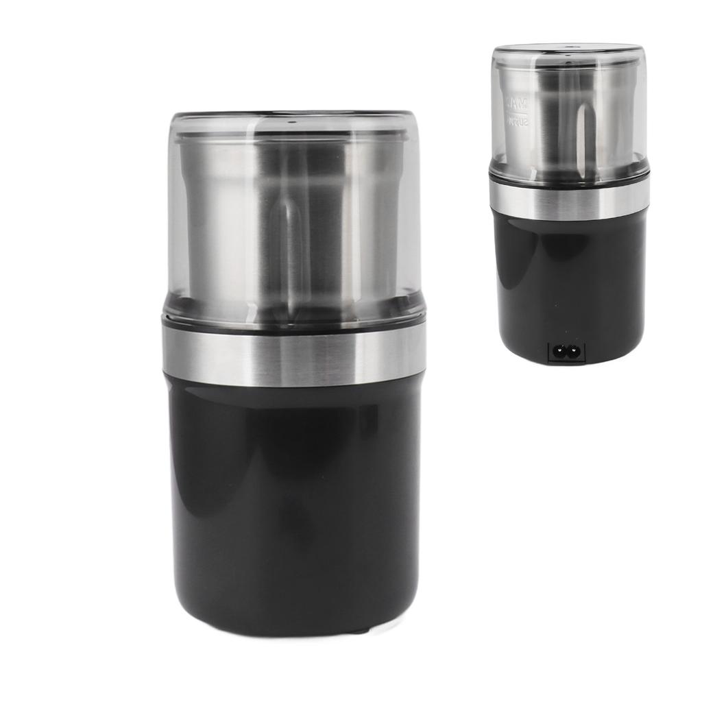 Small Electric Grinder 100g Capacity Stainless Steel Blade Portable Home Coffee Bean Mill for Spice