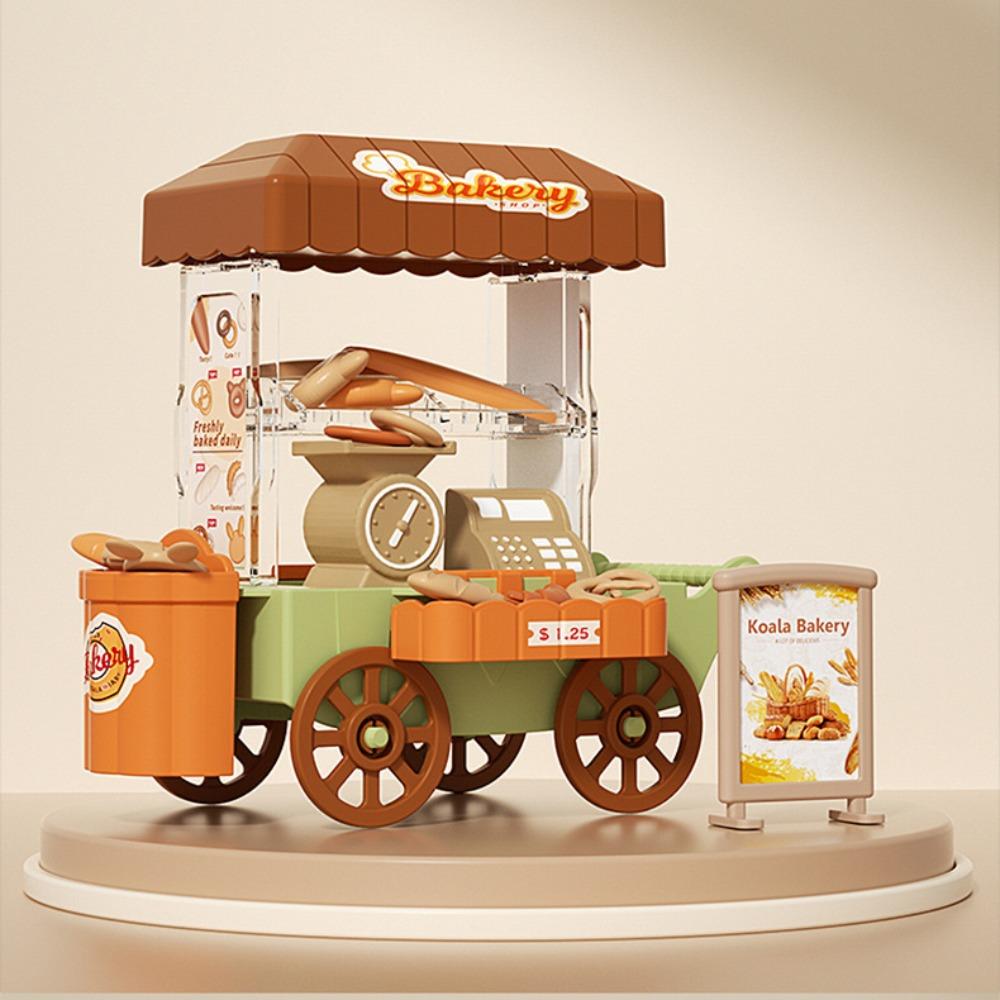 Colorful Ice Cream Truck Toy Dessert Stand Children's Food Stand Truck Toy Mini Bread Truck  Kids