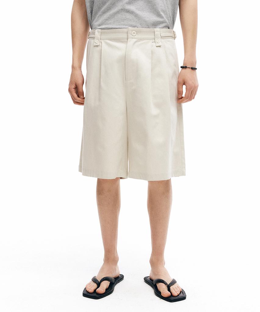 INTEMPOMOOD Drizzle-To-Tuck Half Pants: 3 Colors