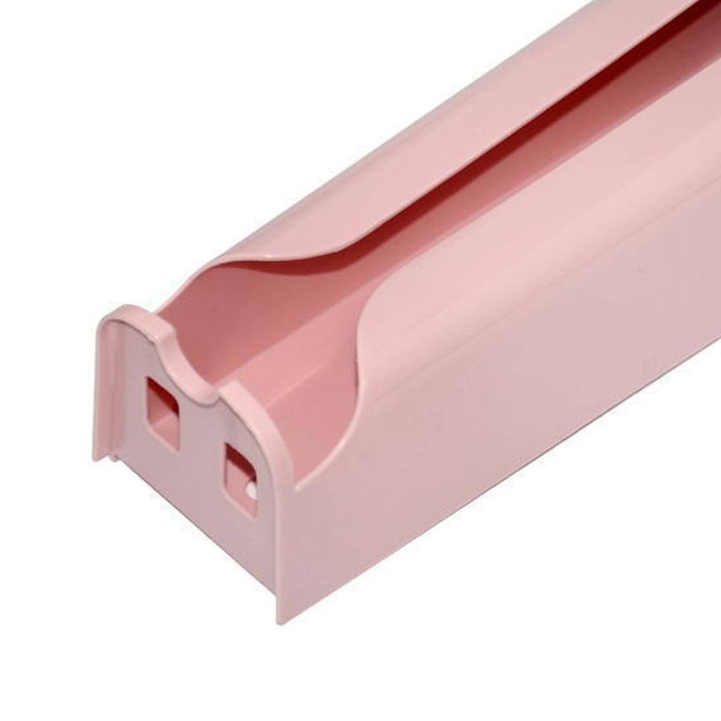 2 шт. настенная стойка для хранения мусорных пакетов, самоклеящийся органайзер, профессиональный для кухни, розовый