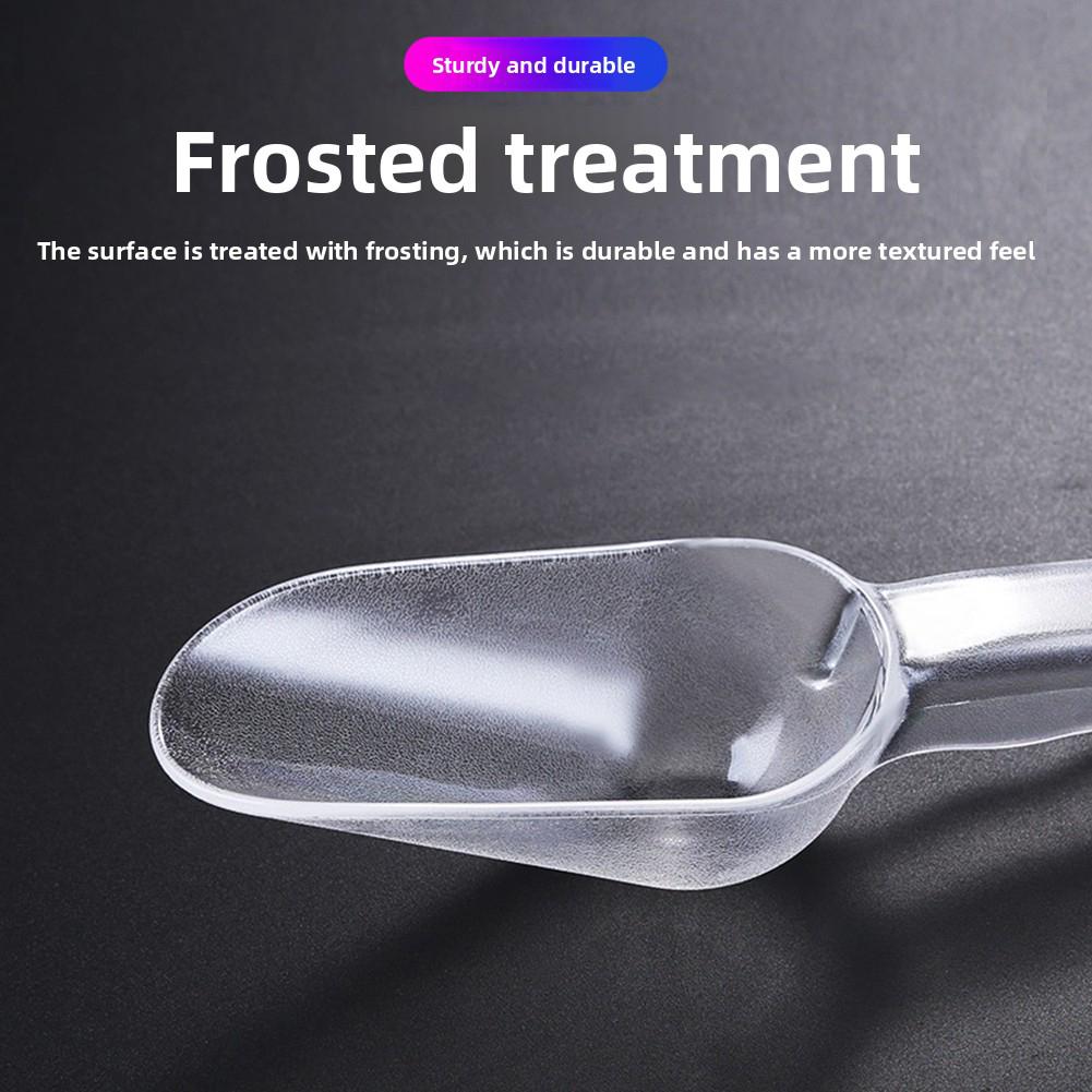 Transparent Pc Ice Scoop,Plastic Ice Shovel/Food Scoop,Thickened Drop-Resistant Ice Extraction Tool,Multi-Purpose Food Tools