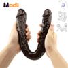 Double Head Dildo Long Realistic Double Ended Dildo Flexible Big Penis for Women Masturbator Sex Toys for Lesbian