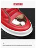 2025 Autumn/Winter Men's High-Top Martin Boots Leather Sneakers Korean Style Casual Street Dance Trend