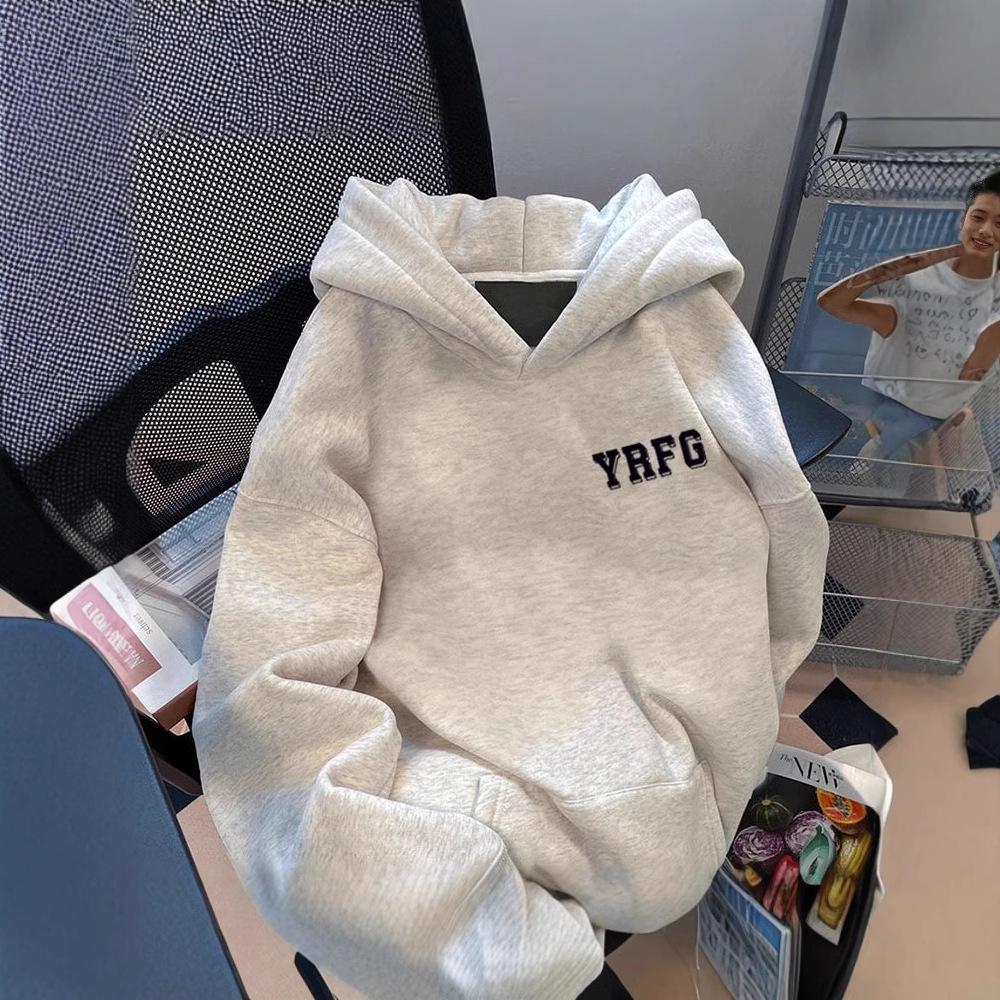 500G Thick Unisex College Style Hooded Sweatshirt for Autumn/Winter