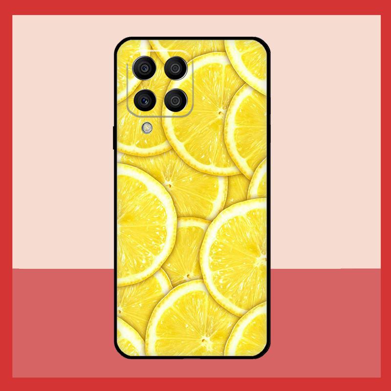Fruit Lemon Case For Samsung Galaxy M11 M31 M14 M34 M54 M12 M32 M52 M15 M13 M06 M16 M36 M56 M53 M35 M55