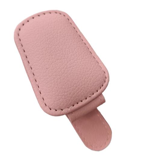 1 шт. Многофункциональный автомобильный держатель для очков, Держатель для солнцезащитных очков, Кожаный органайзер для солнцезащитного козырька салона автомобиля