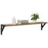 Wall Shelves 2 pcs Artisan Oak 80 x 15 x 15.5 cm Wood Based Material