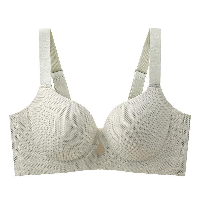 Plus-size Lingerie Women's Thin Close-in Bra Adjustable Breast Retraction Bras Without Underwire Plus-size Beautiful Back Bra Push Up Bra