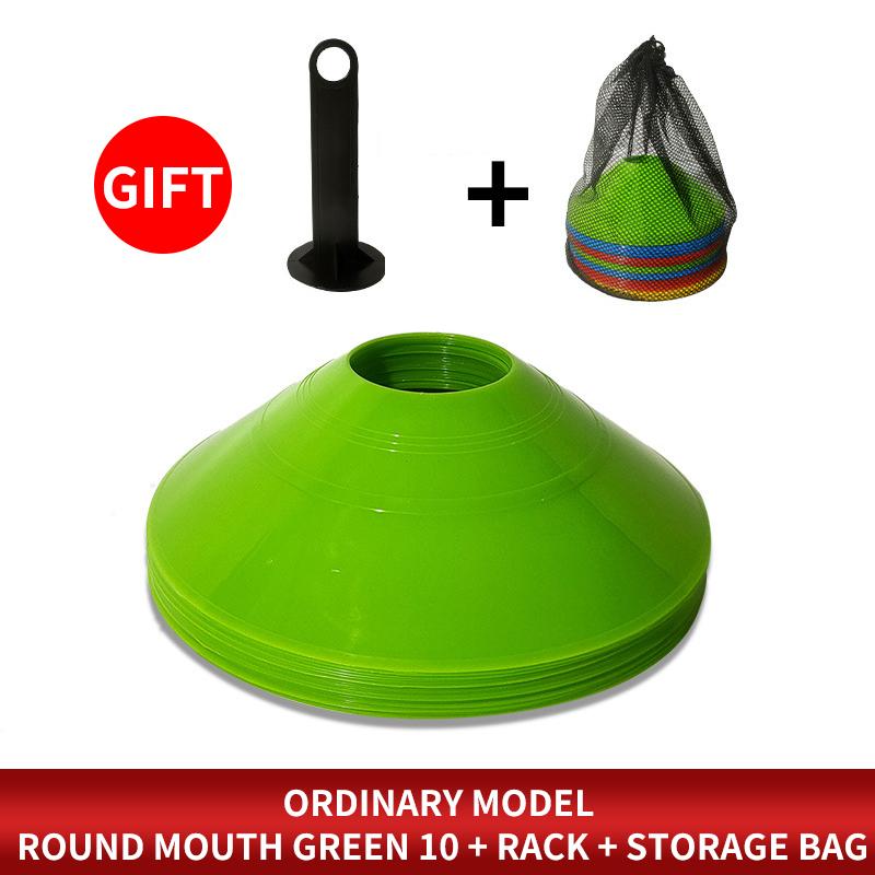 10 шт., набор конусов, футбольное тренировочное оборудование для детей, дисковые конусы, упражнения на ловкость, препятствия, избегающие спортивных тренировок, аксессуары