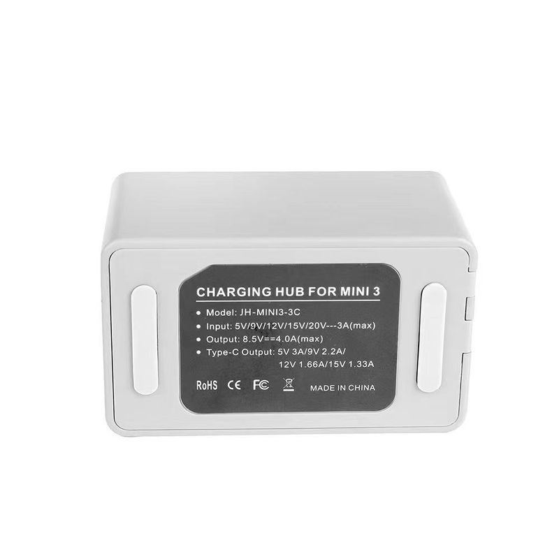 Brand Mini3 three-way charging hub Battery hub Support PD fast charging Suitable for Mini3/3Pro/4Pro dual power hub