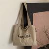 Lightweight Drawstring Tote Bags Casual Handbag Ins Letter Shoulder Bag  Outdoor