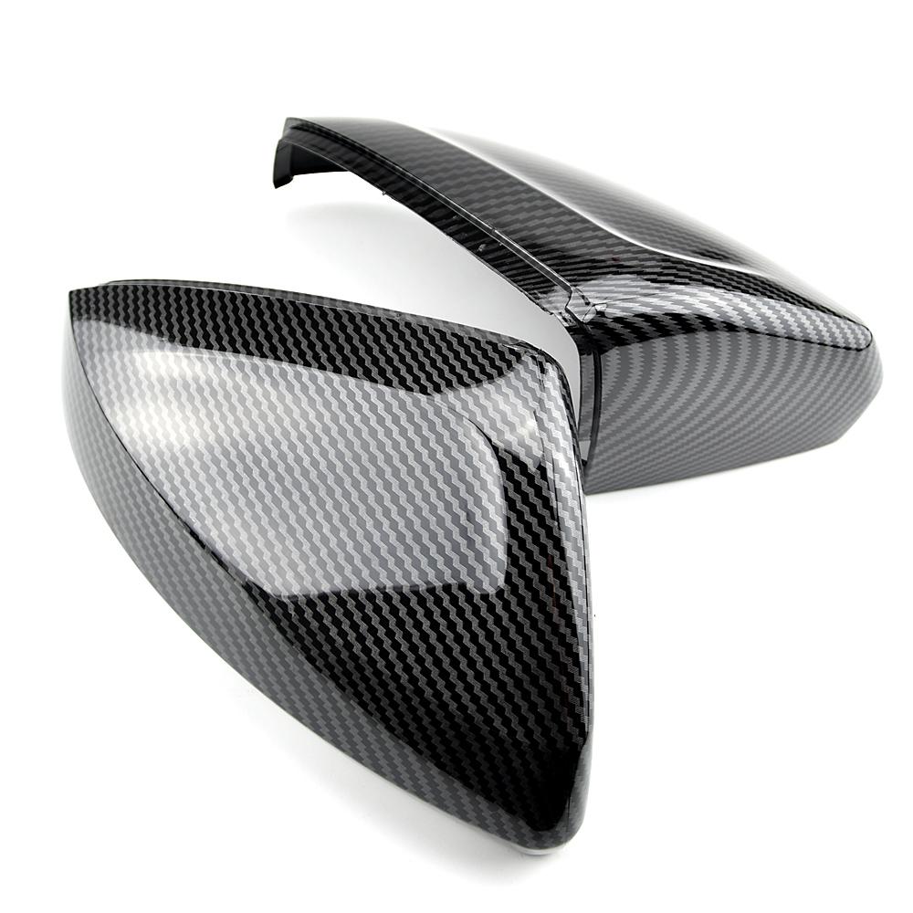 Углеродное волокно для VW Polo Mk6 AW GTI 2018-автомобильное боковое зеркало заднего вида