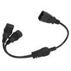 UPS Server C14 To 2 C13 Power Cord C14 To 2 C13 Y Splitter Adapter Extension Power Cable Cord for