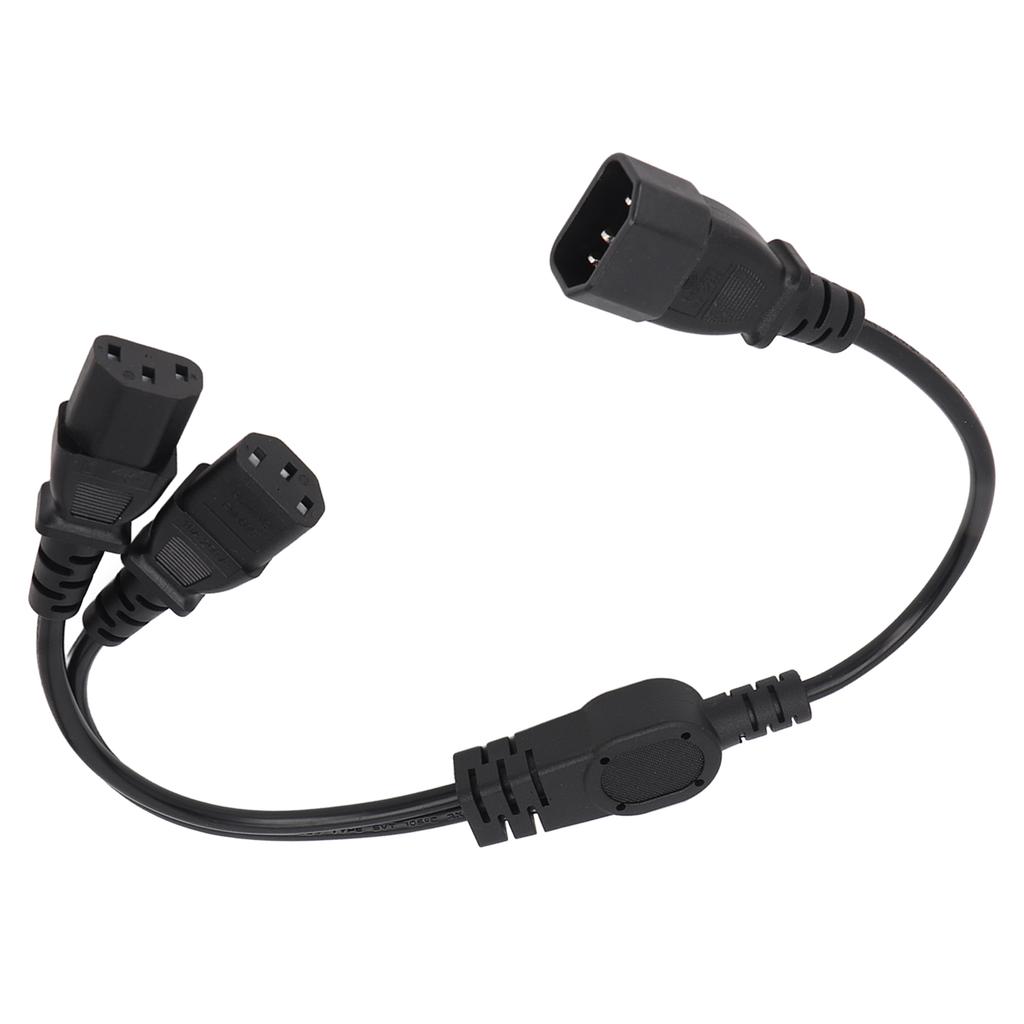 UPS Server C14 To 2 C13 Power Cord C14 To 2 C13 Y Splitter Adapter Extension Power Cable Cord for
