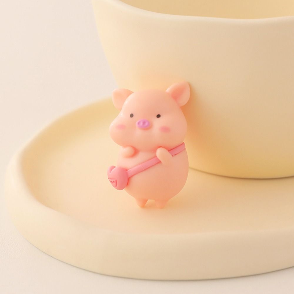 Миниатюры животных мультфильм Свинья украшение автомобиля Свинья украшение центральной консоли автомобиля предметы интерьера автомобиля