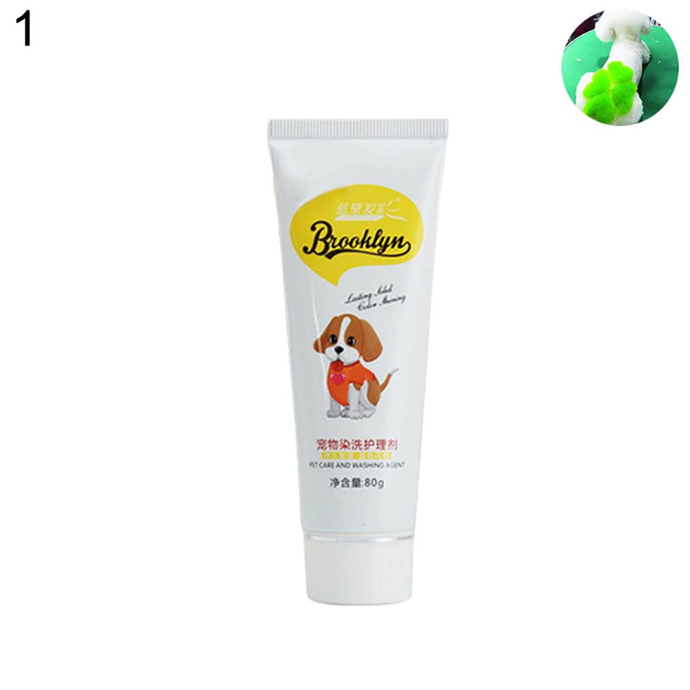 Нетоксичная краска для шерсти питомцев для собак и кошек - 80 г, временная и смываемая