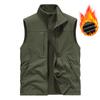 Men's Double-sided Velvet Vest with Warm Vest for Autumn and Winter, Casual Plus Size Camisole Jacket