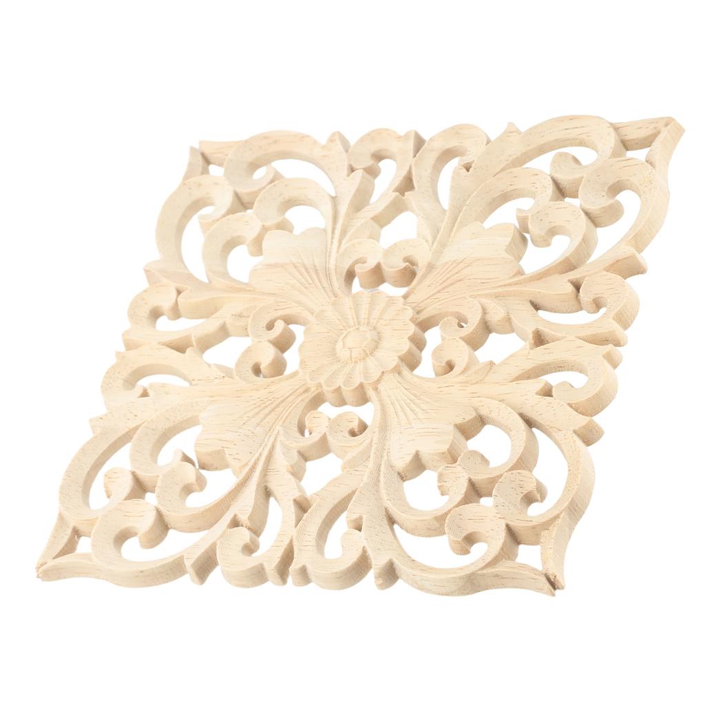 Деревянная резьба Декаль Угловая аппликация Рама Декор для двери Стены Мебель Декоративные фигурки Деревянная аппликация Для мебели Шкаф Декаль