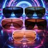 UV400 Protection Square Sunglasses Tea Color Driving Shades Big Frame Sunglasses  Sports Activities