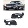 For Citroen Elysee C-Elysee 2017 2018 2019 High Configuration Front Bumper Fog Light Frame Cover Trims Grille Car Accessories