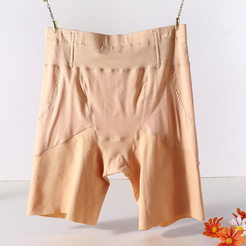 Safet In Plus Size Briefs High Waist Anti Glare Knickers Women with Lingerie Cotton Crotch Panties