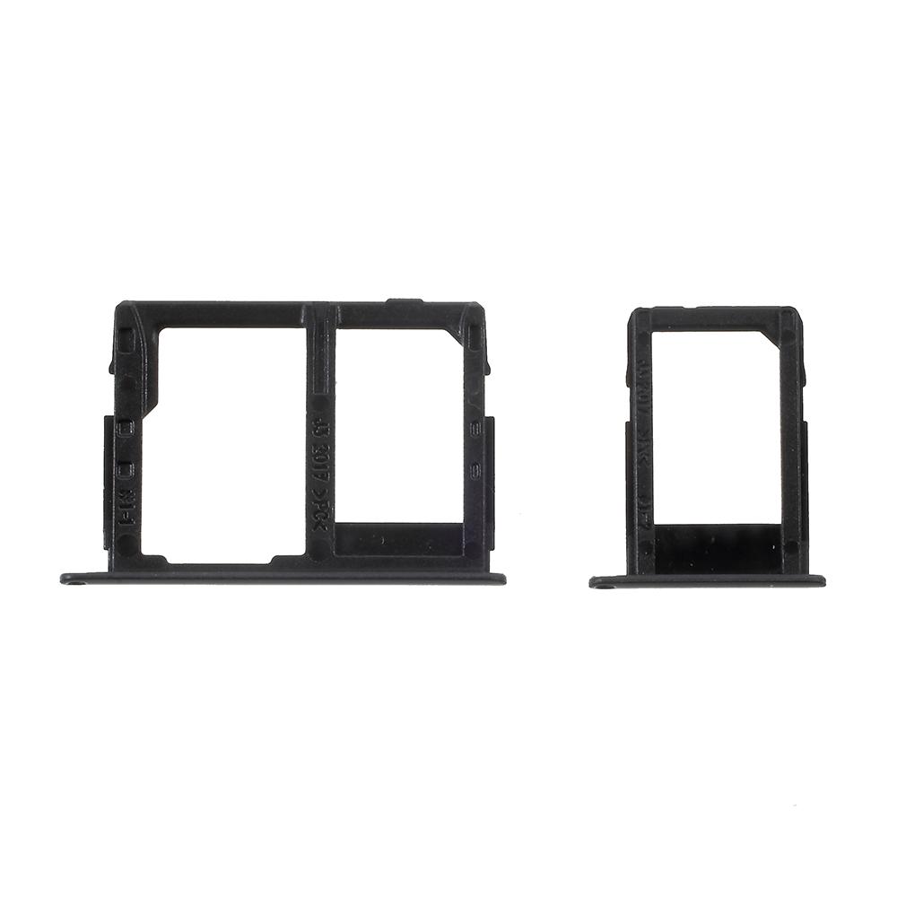 Держатель лотка SIM1+SIM2/карты Micro SD для Samsung Galaxy J3 (2017)