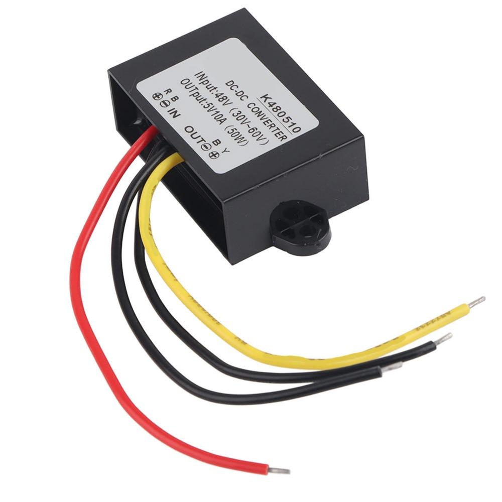 36V/48V to 5V Step Down Power Supply Waterproof Power Supply Transforme Voltage Module Motor Power
