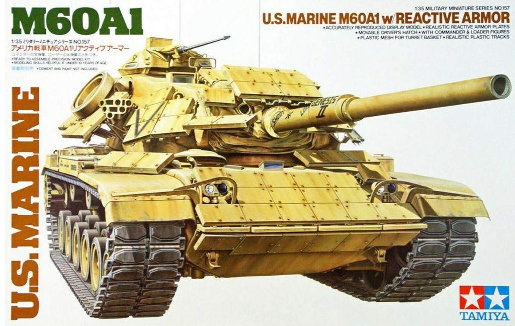 TAMIYA Military Miniature Series M60A1 Реактивная броня 1/35