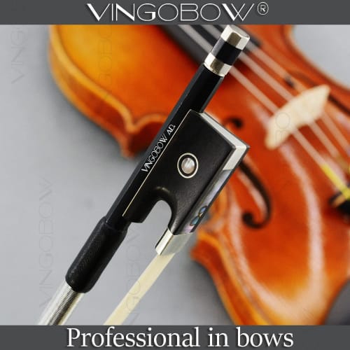 VINGOBOW 4/4 Carbon Fiber Violin Bow, 100V, Full Size, 74.5cm