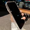 Роскозный прозрачный блестящий чехол с алмазным эффектом для Magsafe чехла для iPhone 17 16 15 14 13 12 11 Pro Max Air Mirror Магнитный держатель Подставка Чехол
