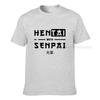 Japanese Senpai Tshirt Harajuku Streetwear Anime Design Cool Gifts For Teenager Cotton Eu Size Aesthetic Camisas