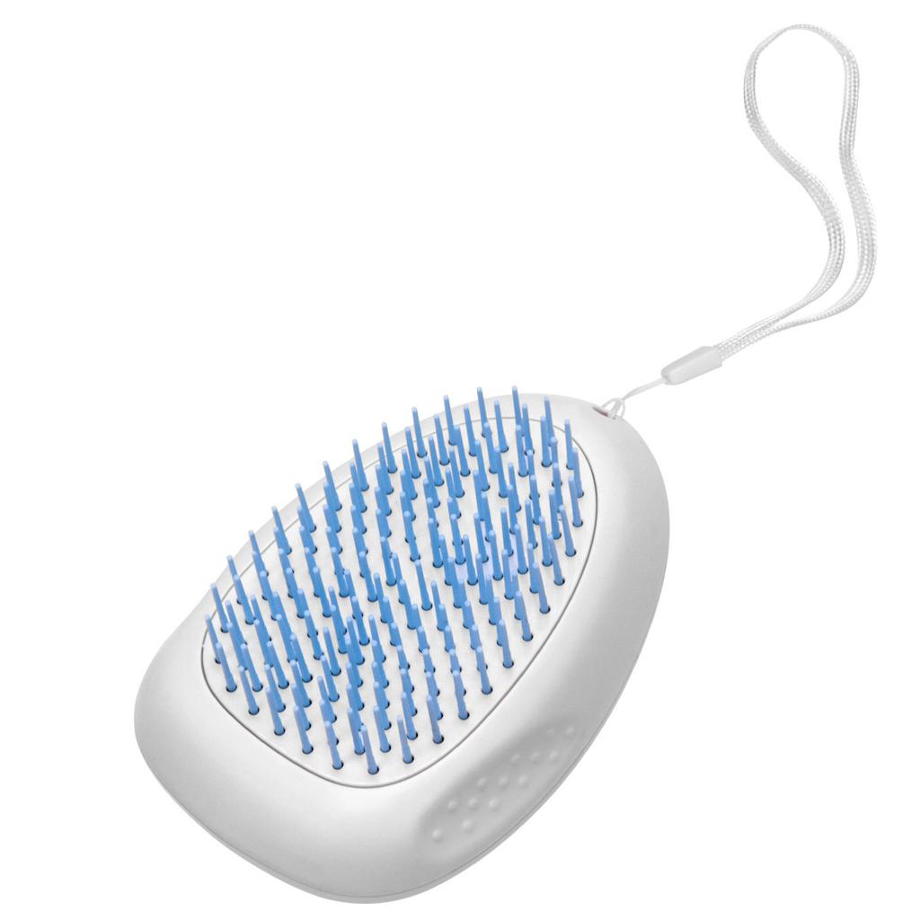 ABS Pet Comb for Dogs and Cats Detangles Knots Removes Loose Hair Dander Dirt Grooming Tool with Anti Skid Grip Hanging Lanyard