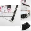 Korean Fashion Chain Belt With Iron Buckle For Jeans And Skirts Suitable For Streetwear Looks